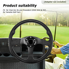 VOONKE steering wheel in use during a golf round.