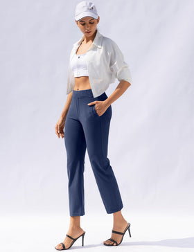 VOOVEEYA straight-leg design pairs well with sneakers, sandals, or heels.