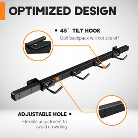 Vornalex wall mount hooks keep bags securely in place with a 45-degree grip