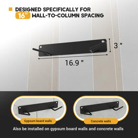 Vornalex stud-friendly mounting options for solid installation.
