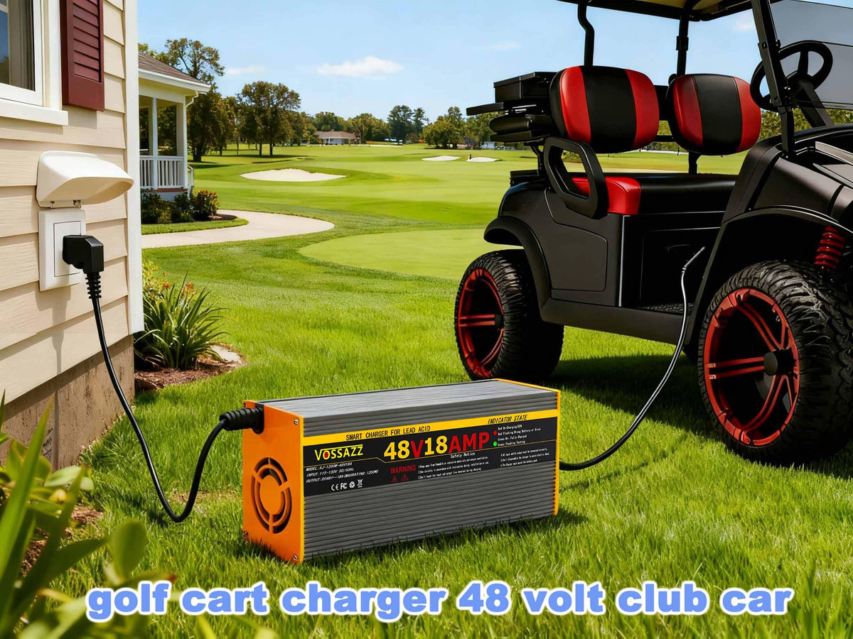 VOSSAZZ safety features protect the battery during charging sessions.