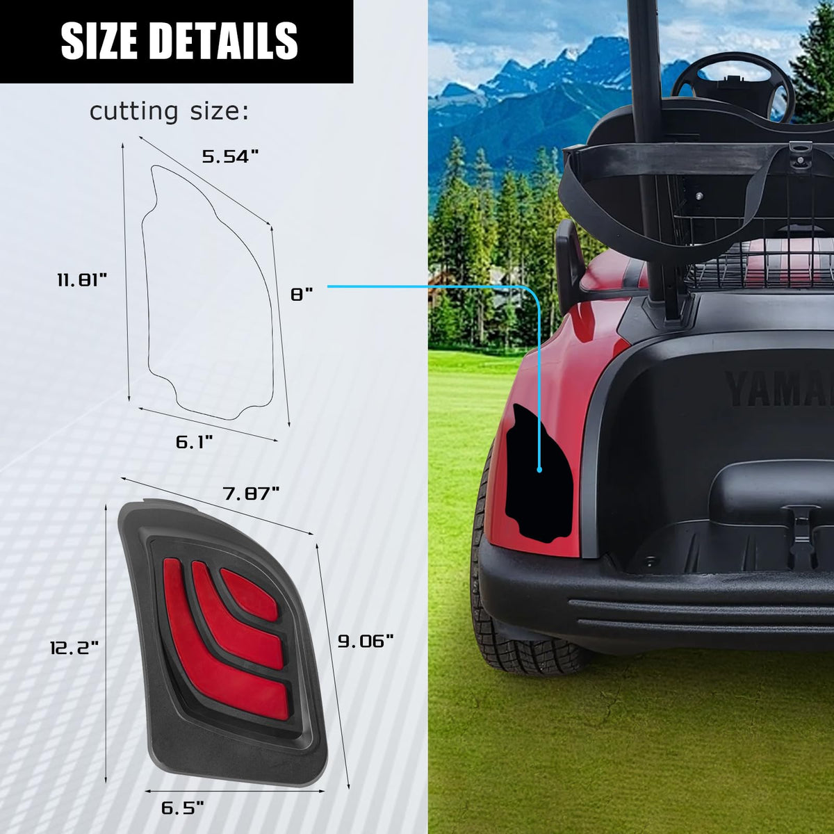 VPAHub rugged components suit outdoor golf cart use and long life