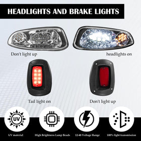 VPAHub EZGO RXV LED taillight enhances rear visibility and safety.