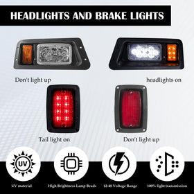 VPAHub golf cart taillights for reliable signaling on the course