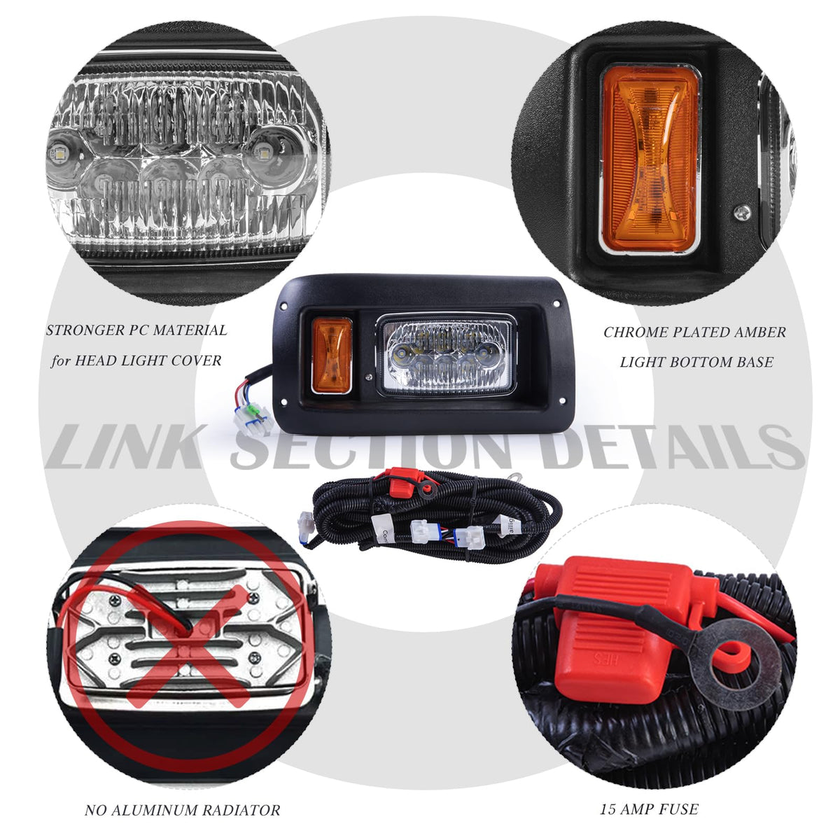VPAHub Club Car DS includes instructions and hardware for easy assembly.