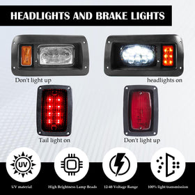 VPAHub Club Car DS LED taillight rear enhances rear signaling and safety.