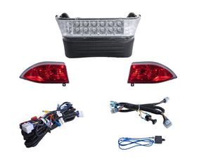 VPAHub Club Car Precedent LED headlight with bumper improves nighttime visibility.