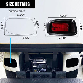 VPAHub EZGO TXT headlight and taillight kit for better visibility