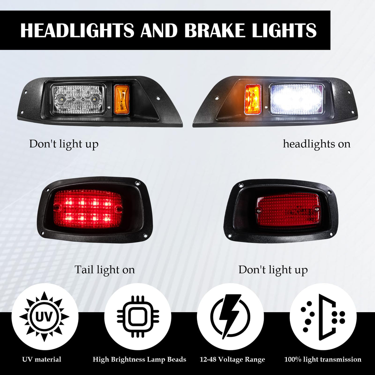 VPAHub EZGO TXT LED taillights enhance signaling on trails