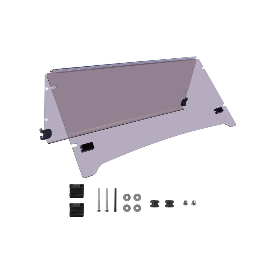 VPAHub Flip Flop Windshield front view on Yamaha Drive 2 reduces glare