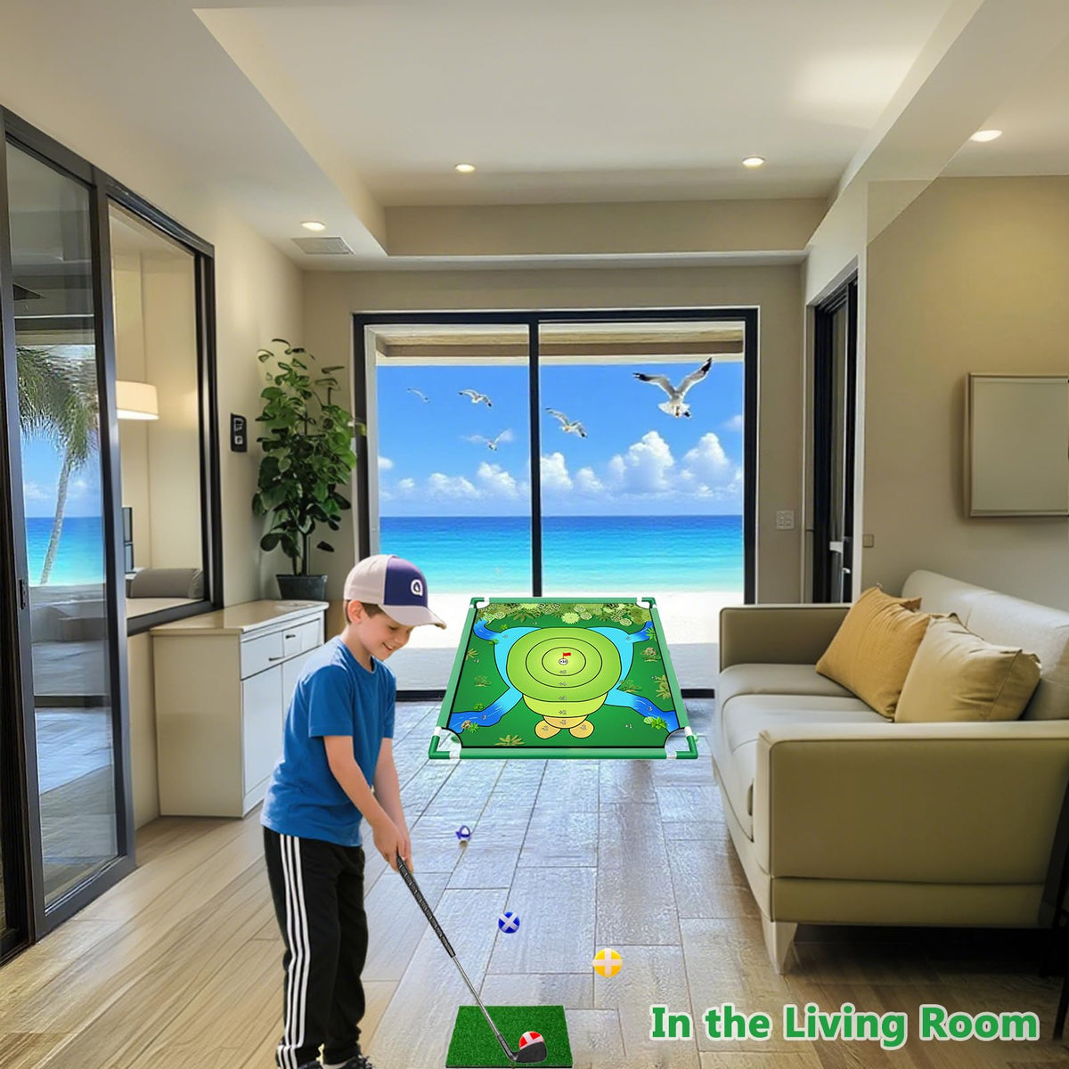 VQRZG Gift-set for golf lovers combines fun and practice.