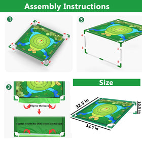VQRZG Mini golf target helps improve chipping precision at home.
