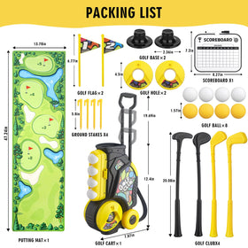 VROGTIK eight golf balls promote soft, safe play indoors or outdoors