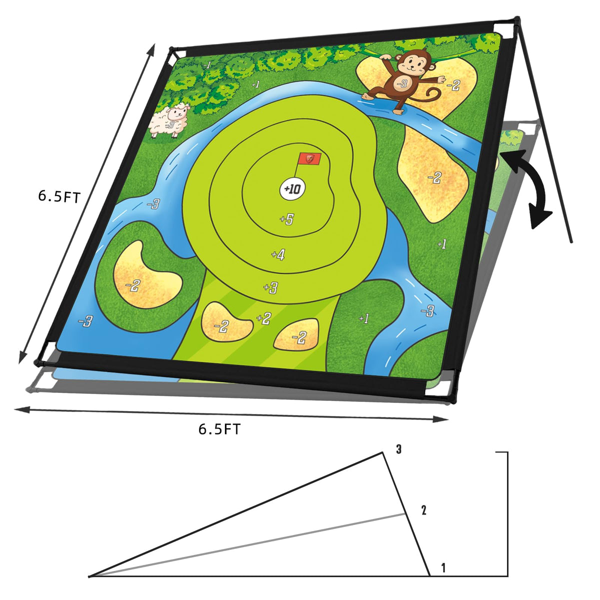 VSOCIRT frame poles and connectors forming a sturdy, easy-to-assemble frame
