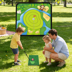 VSOCIRT portable golf practice kit for easy storage and transport.