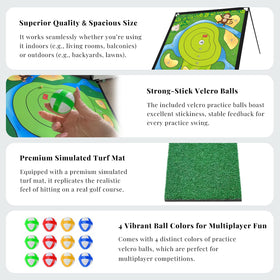 VSOCIRT velcro balls ready for reusable indoor or outdoor sessions