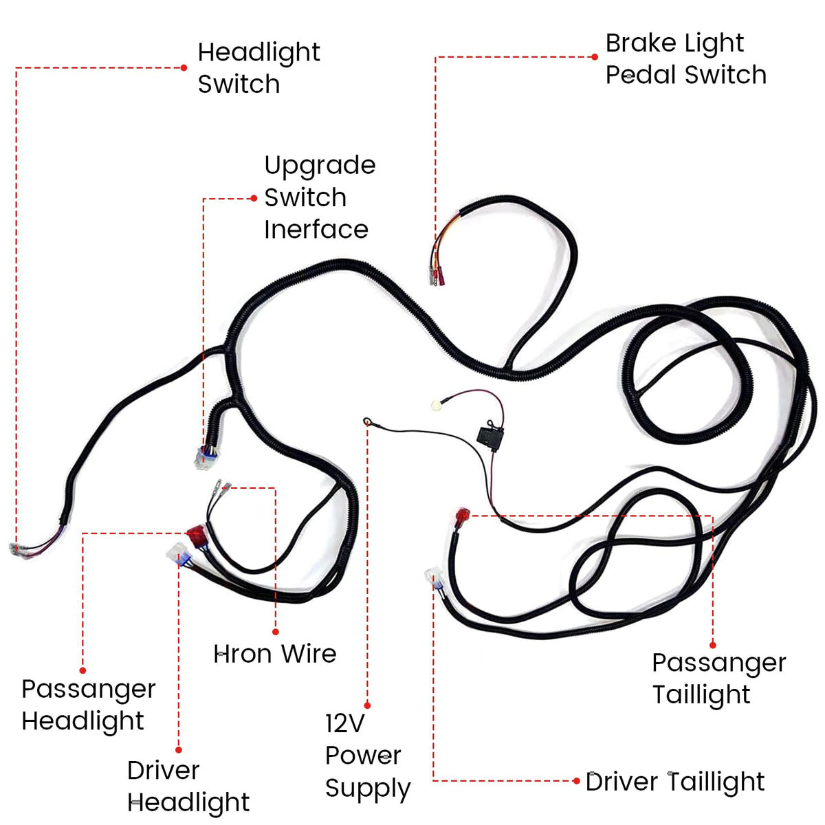vvavv LED upgrade golf cart installation tools included for quick setup