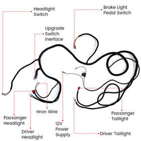 vvavv LED upgrade golf cart installation tools included for quick setup