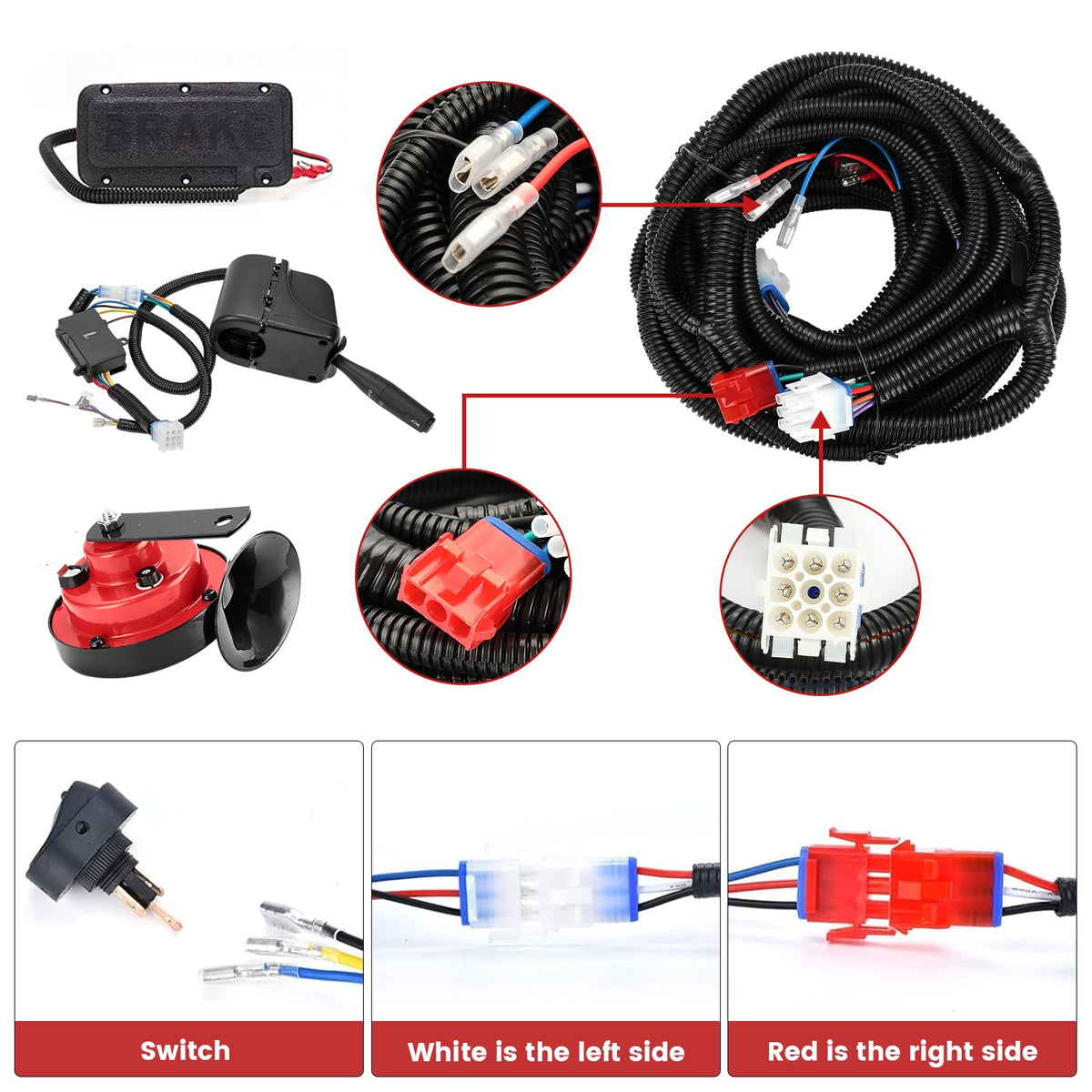 vvavv LED upgrade golf cart turn signals help safer lane changes