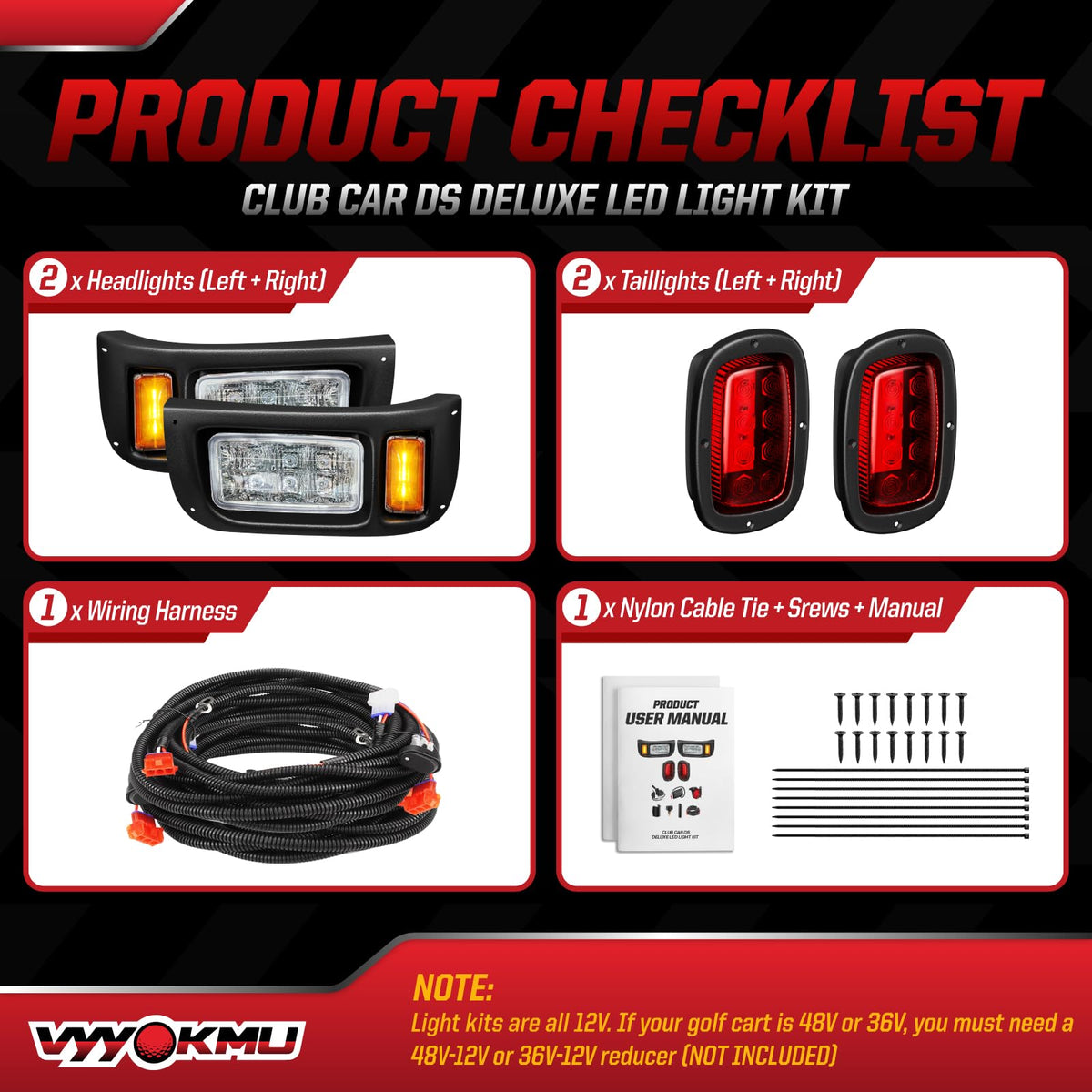 VYYOKMU cutting template aids precise fit during installation.