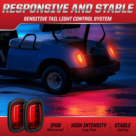 VYYOKMU golf cart taillight right enhances rear visibility and safety.