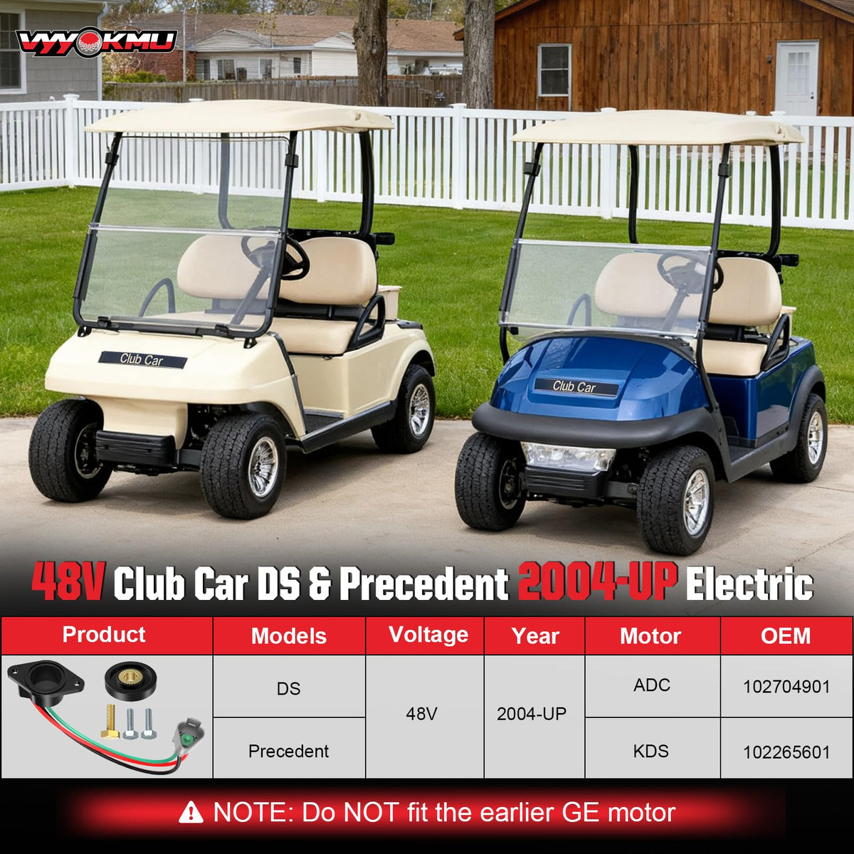 VYYOKMU IQ speed sensor package ready for Club Car upgrades