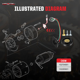 VYYOKMU three screws mount pack for quick installation