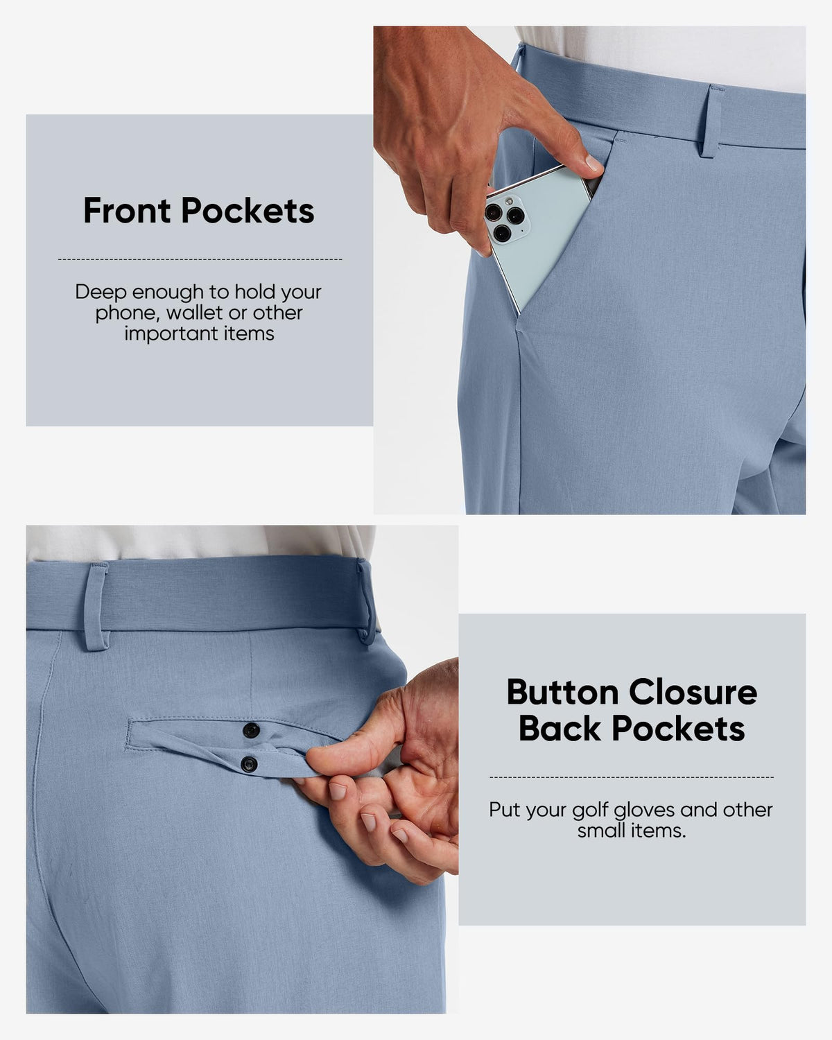 Vytroon 4-pocket design keeps essentials secure and accessible during movement