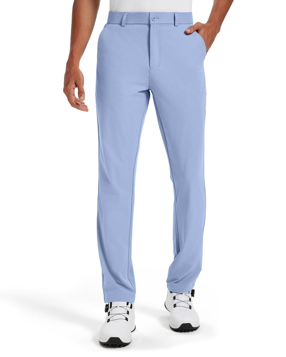 Vytroon men's golf pants with all-day stretch for easy movement.