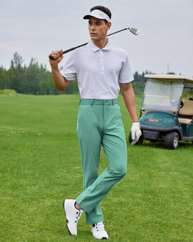 Vytroon Mens Golf Pants waist with stretch for easy movement.