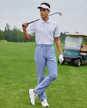 Vytroon men's golf pants wrinkle-resistant fabric for polished look