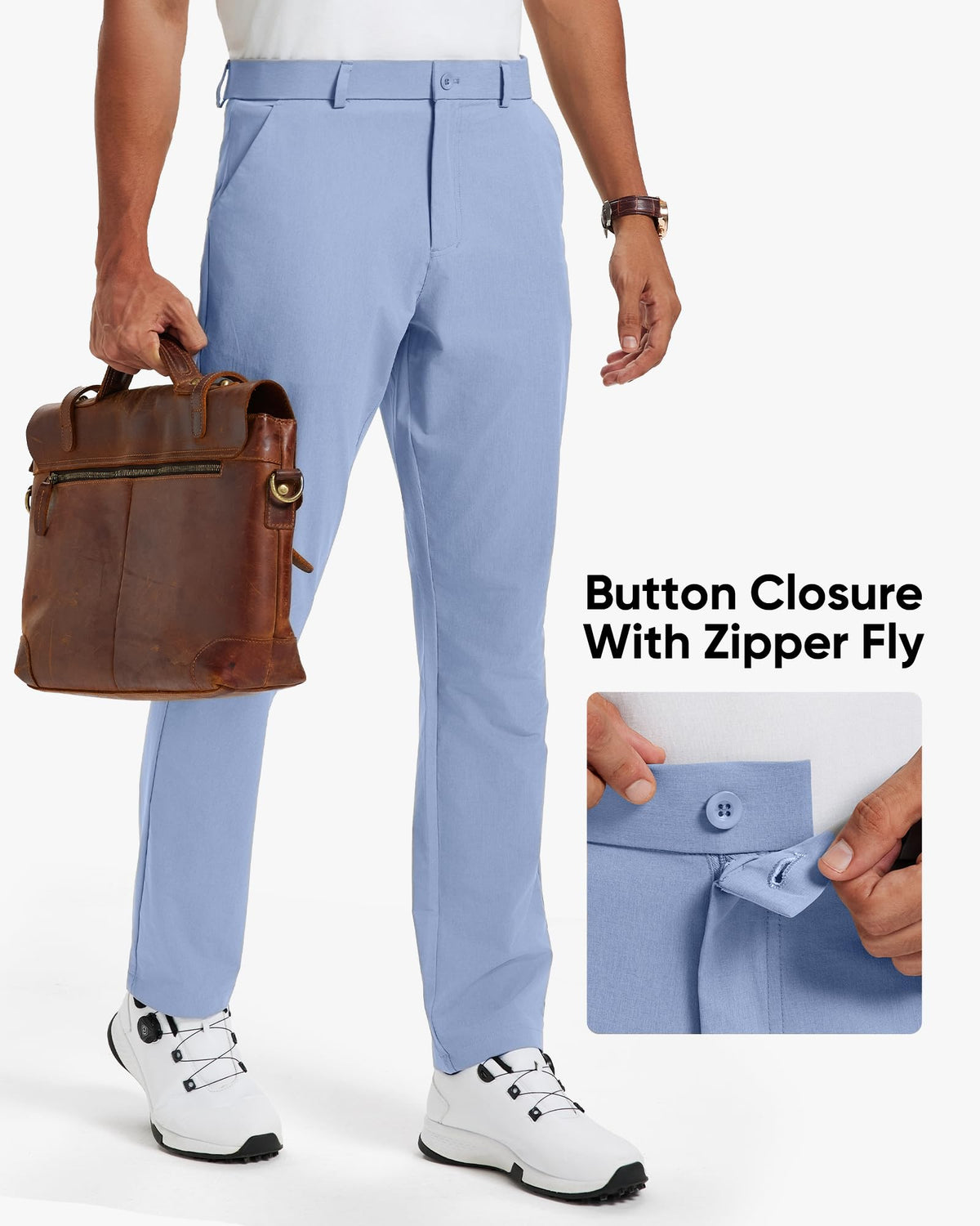 Vytroon wrinkle-resistant pants look neat after long wear