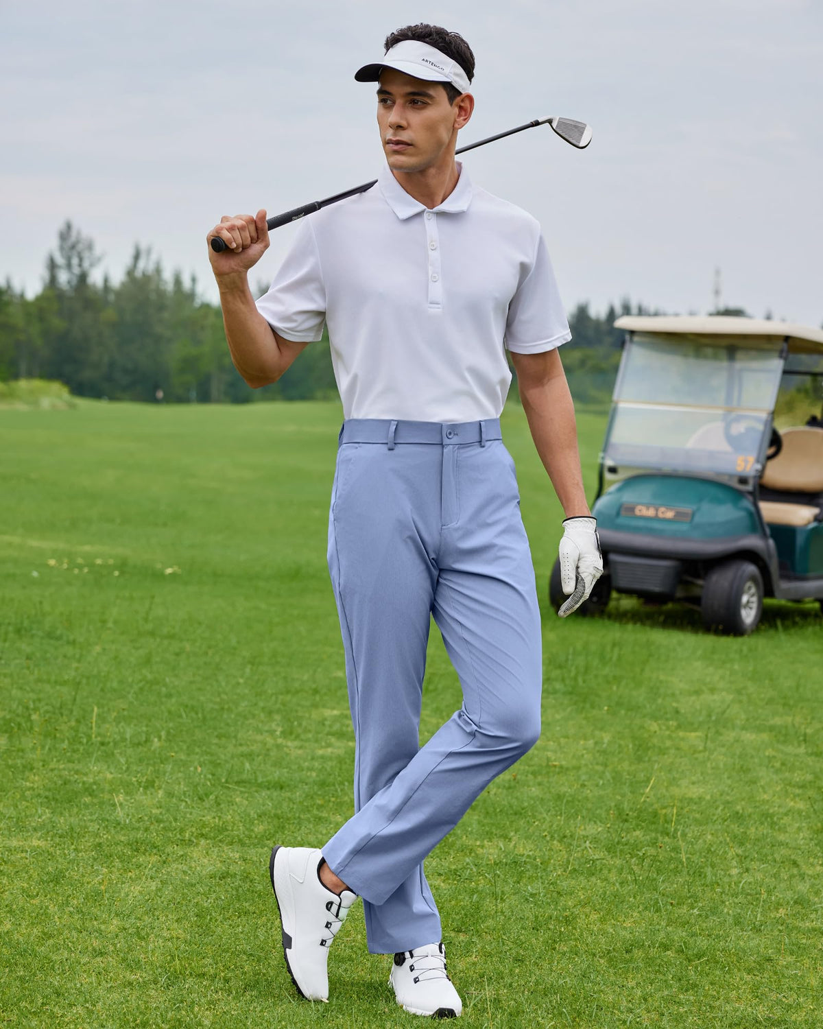 Muted lavender color offers a refined, versatile look for outfits