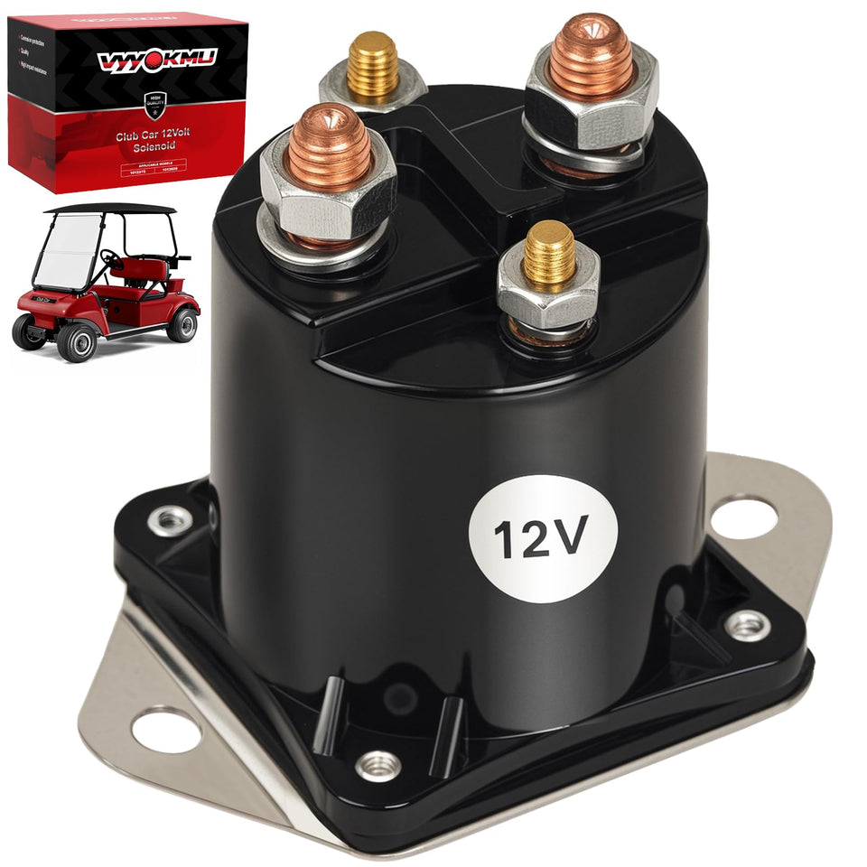 VYYOKMU 12V Club Car solenoid close-up for reliable operation.