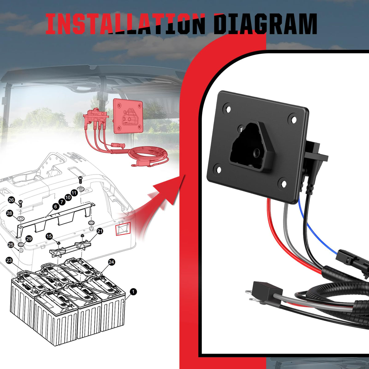 VYYOKMU three prong connector supports fast, stable charging.
