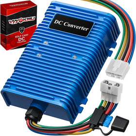 VYYOKMU 360W golf cart converter front view with rugged, easy-mount design.