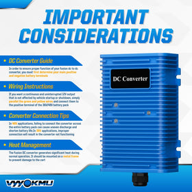 VYYOKMU 360W top-label view highlights IP68 protection.