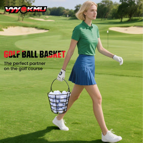 VYYOKMU versatile storage basket suitable for backyard golf gear.