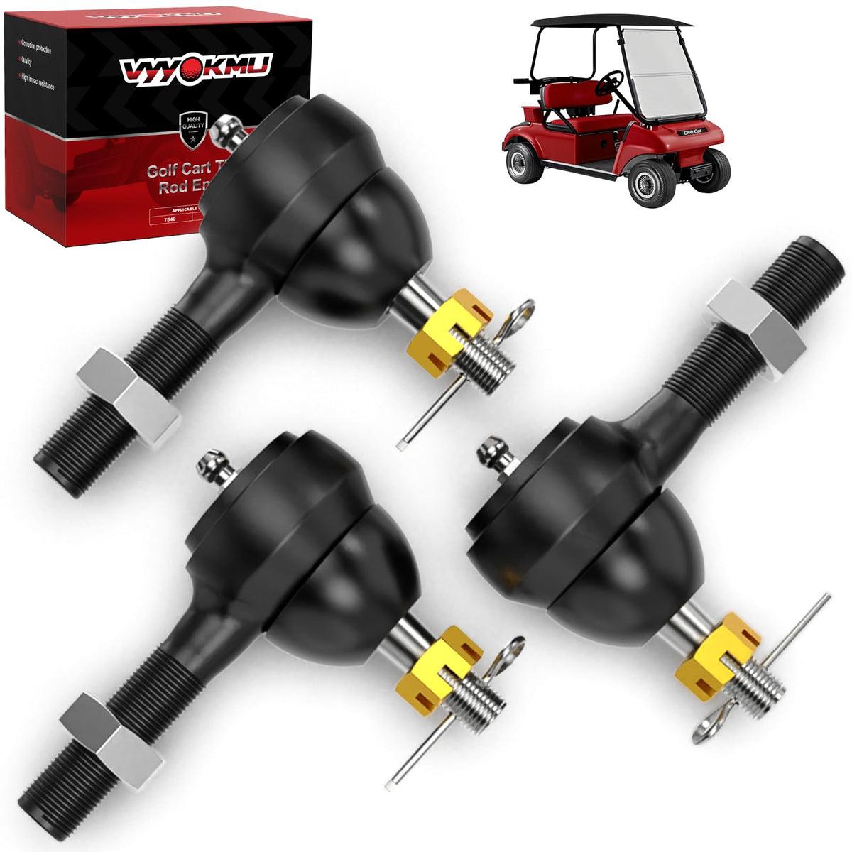 VYYOKMU right-hand ball joint 7539 enhances steering accuracy for Club Car DS.