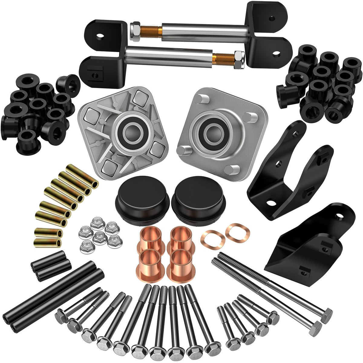 VYYOKMU Club Car Precedent front end kit improves ride quality and durability.