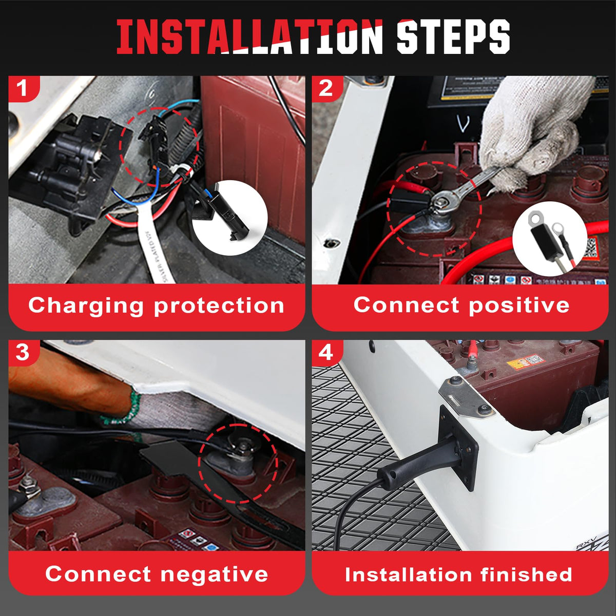 VYYOKMU DC cord included for easy plug and play installation.