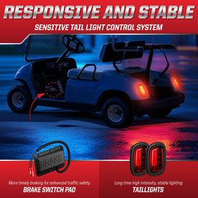 VYYOKMU deluxe left taillight for Club Car DS 12V for clear signaling