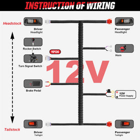 VYYOKMU EZGO brake pad included for braking feedback