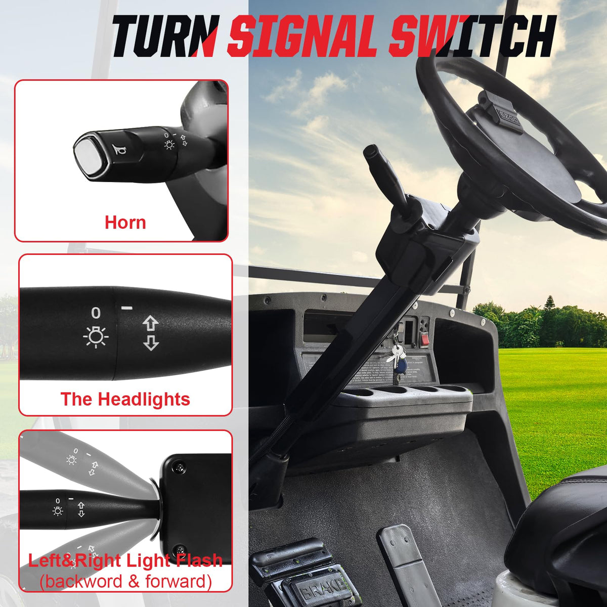 VYYOKMU EZGO horn integrated in kit for audible cues
