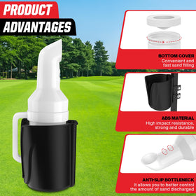 VYYOKMU 35oz capacity for a full 18-hole round