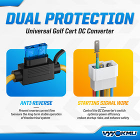 VYYOKMU IP68 aluminum housing provides durable weather resistance.