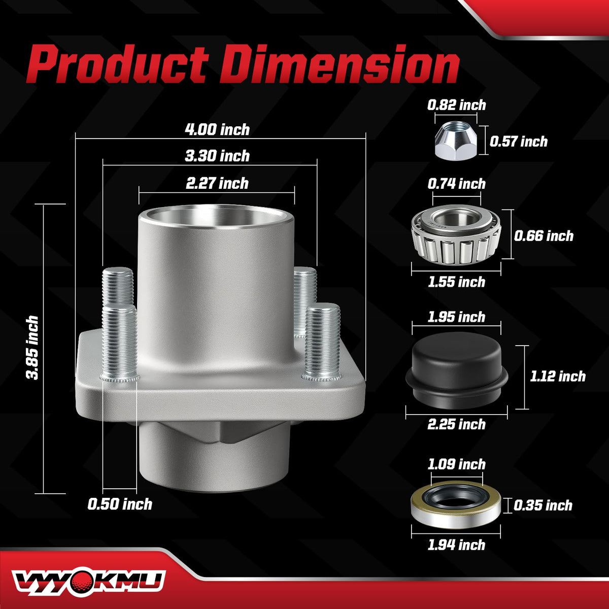 VYYOKMU OEM reference numbers ensure precise fit for Club Car DS.