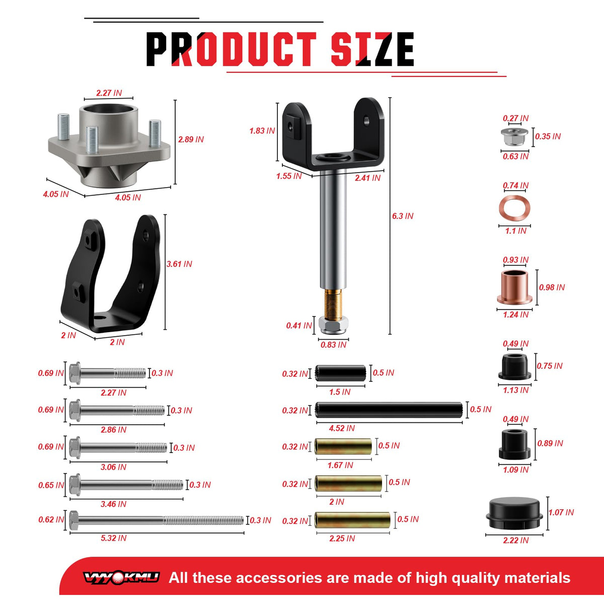 VYYOKMU OEM replacement compatibility with multiple part numbers.
