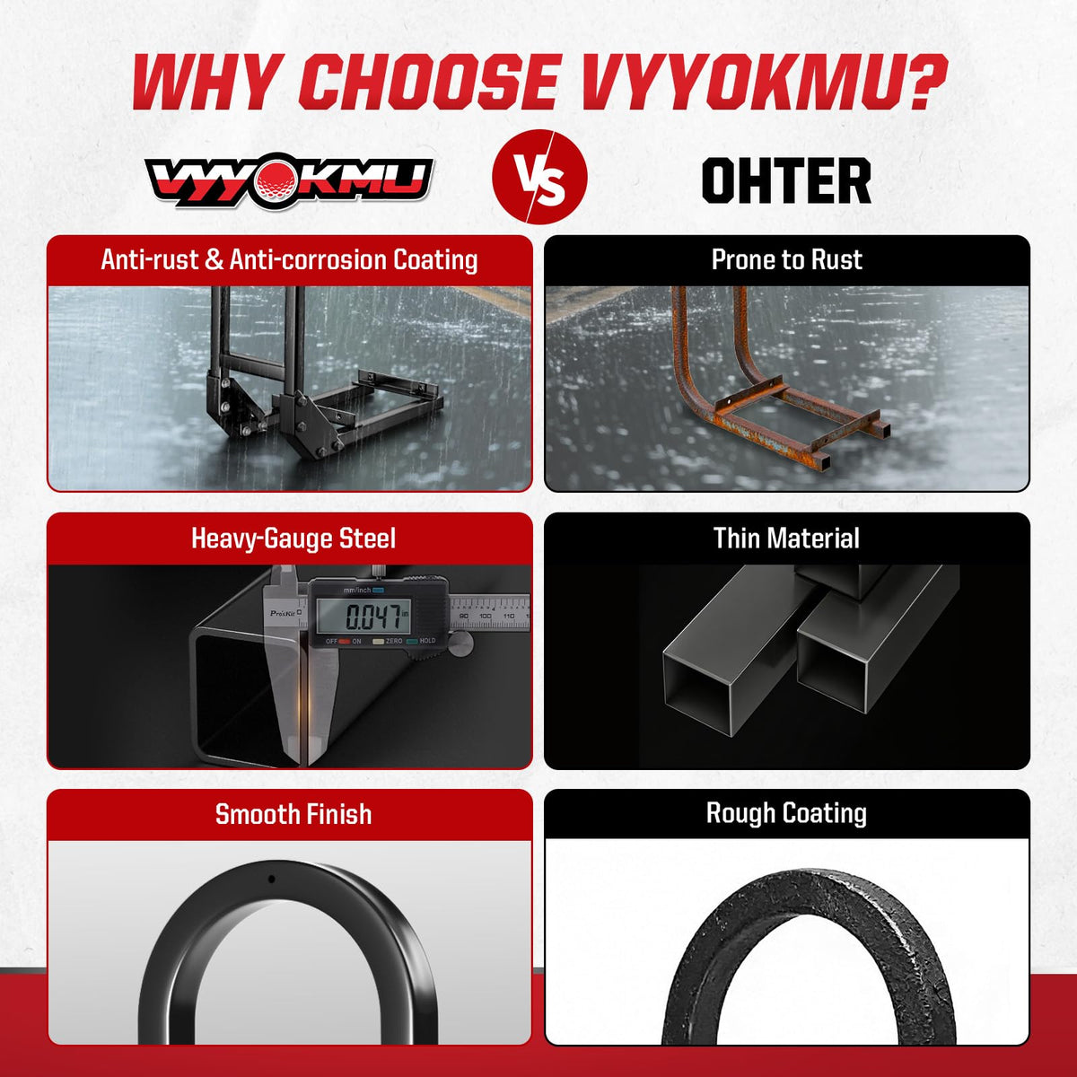 VYYOKMU triangle reflector closeup for day and night visibility