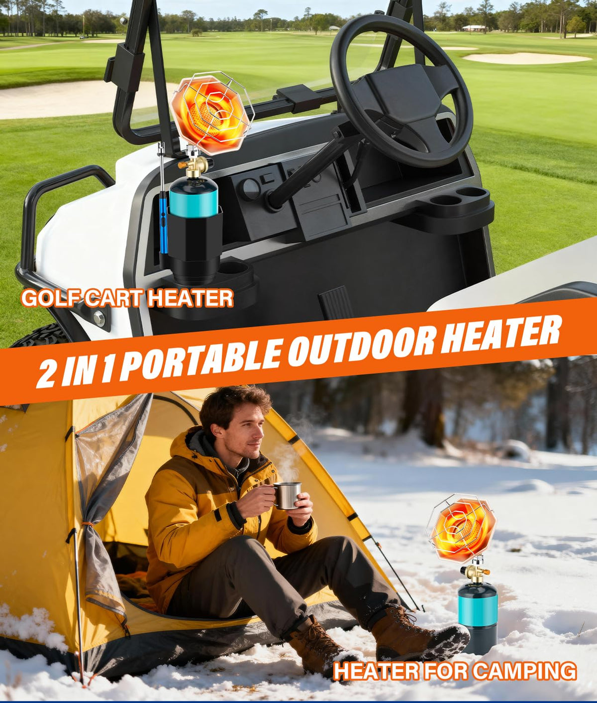 WADEO die-cast aluminum heat shield concentrates heat and prevents burns